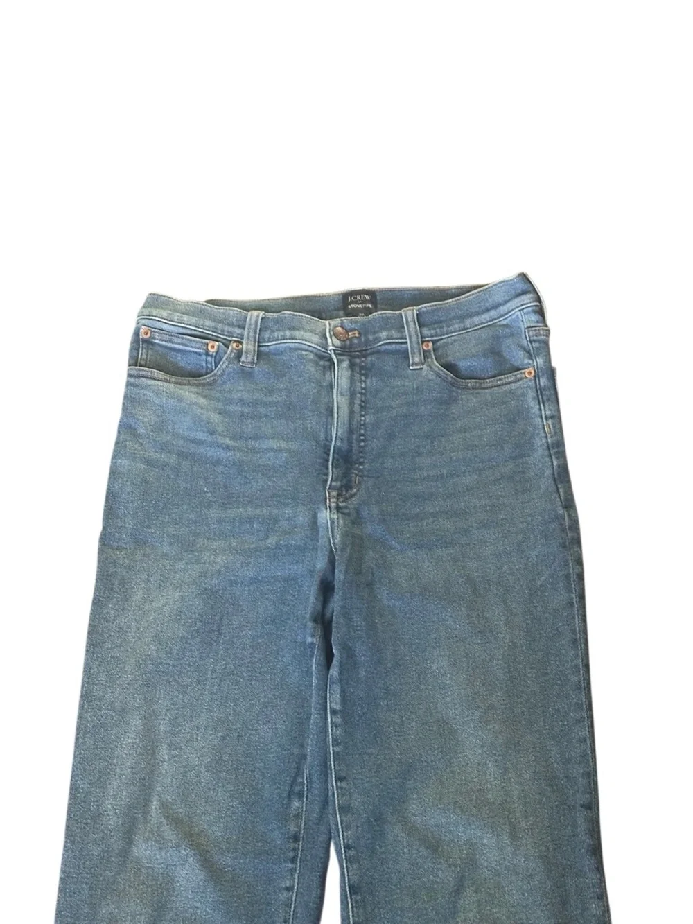 J. Crew Stovepipe High Rise Raw Hem Woman’s Jeans. Size 30.